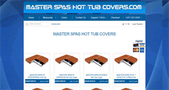 Desktop Screenshot of masterspashottubcovers.com